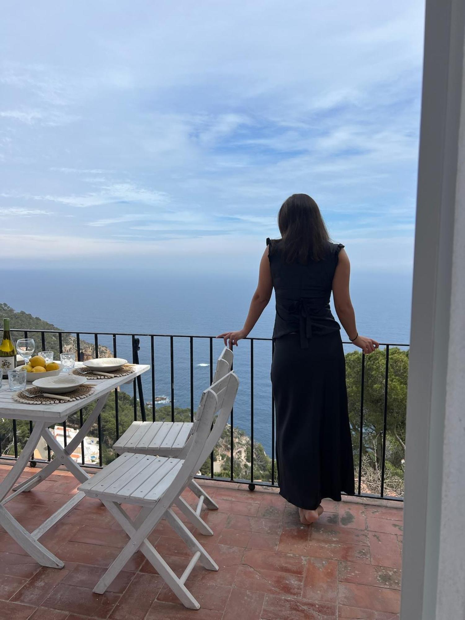 Casa Blanca De Begur Con Vistas Al Mar Y Piscina别墅 外观 照片