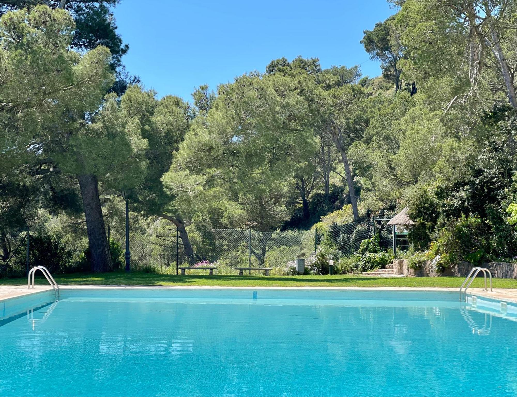 Casa Blanca De Begur Con Vistas Al Mar Y Piscina别墅 外观 照片