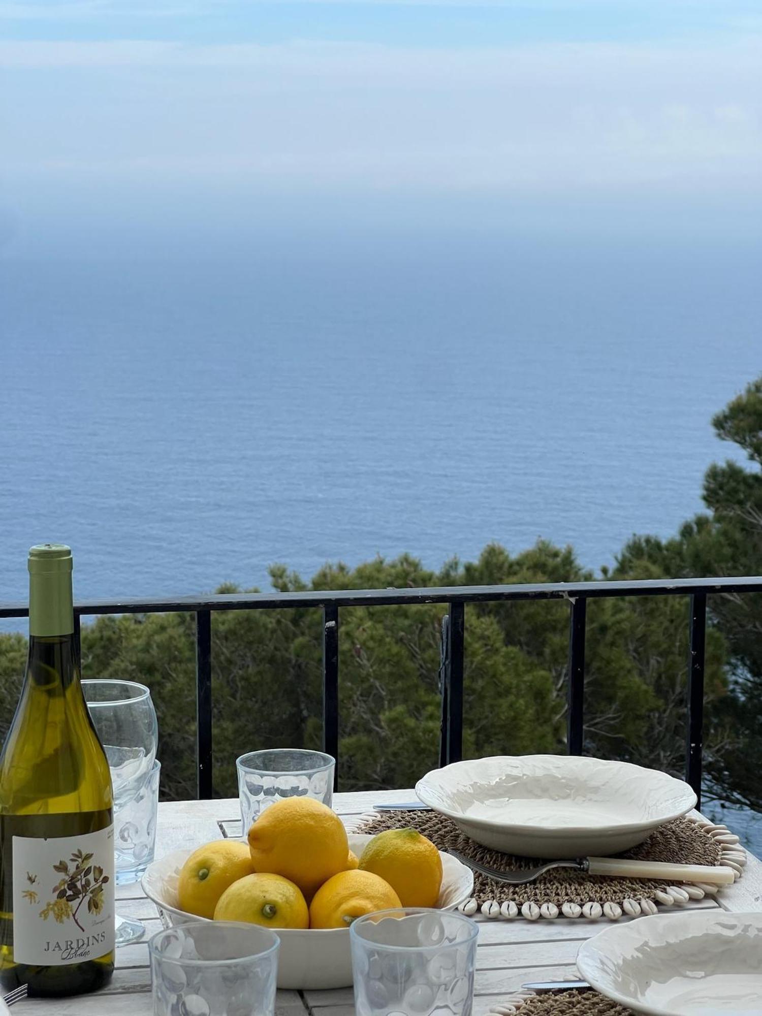 Casa Blanca De Begur Con Vistas Al Mar Y Piscina别墅 外观 照片