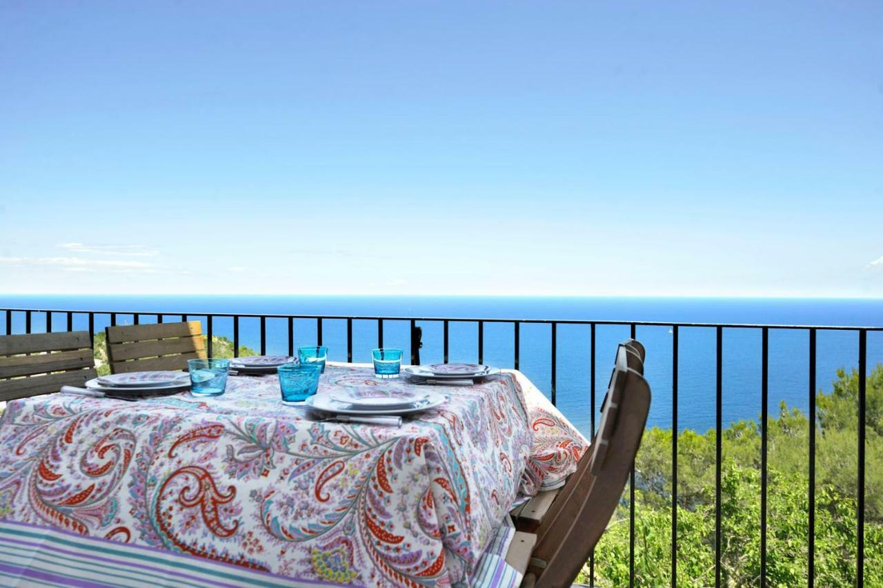 Casa Blanca De Begur Con Vistas Al Mar Y Piscina别墅 外观 照片