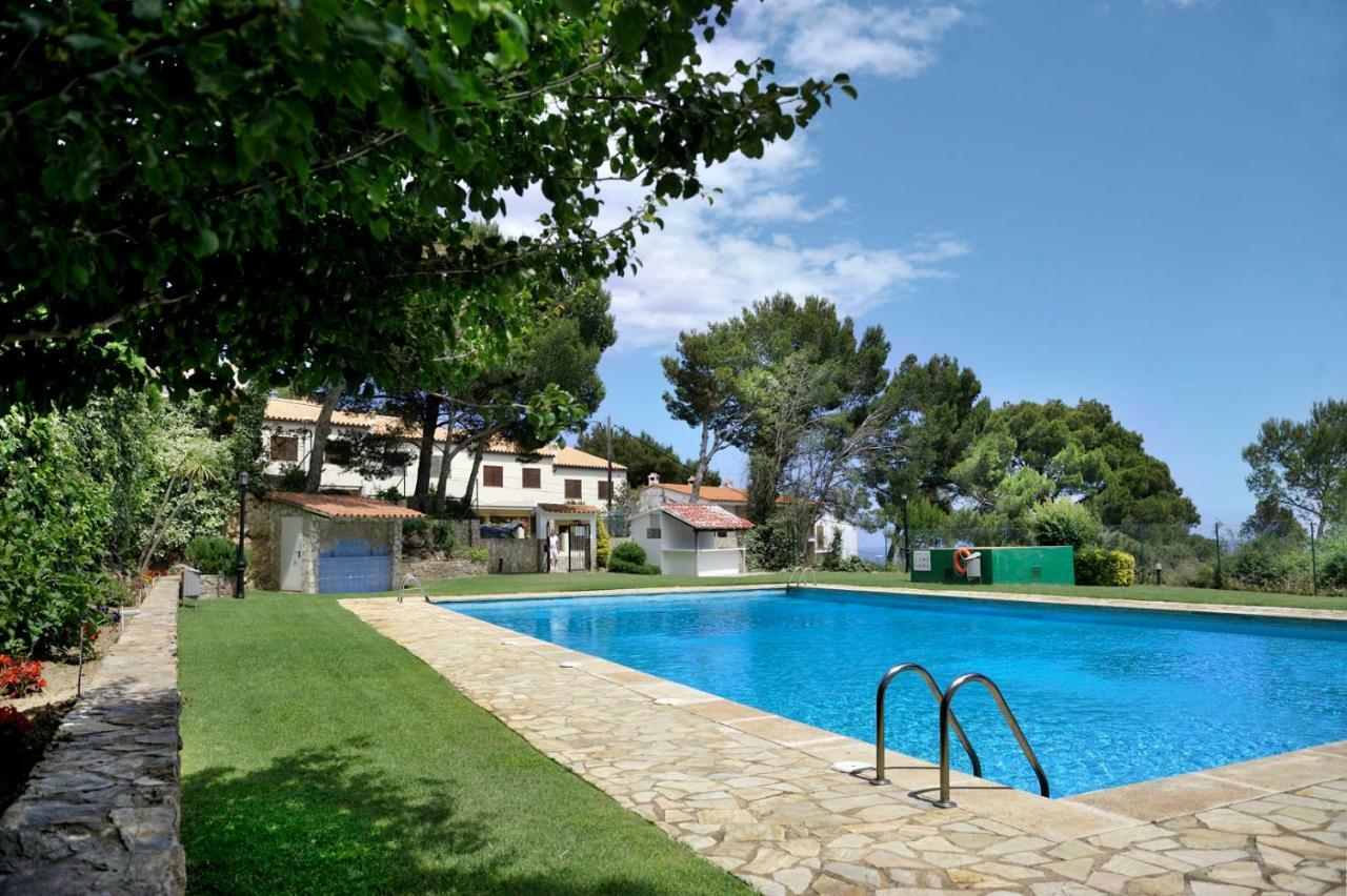 Casa Blanca De Begur Con Vistas Al Mar Y Piscina别墅 外观 照片